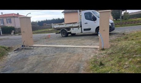 Création de piliers portails pour une maison à Villefranche-sur-Saône