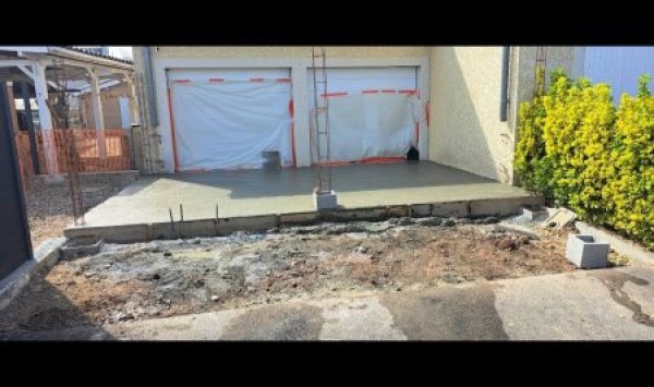Agrandissement d'un garage à Belleville-en-Beaujolais